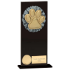 Euphoria Hero Dog Agility Glass Award Jet Black 200mm