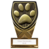 Fusion Cobra Dog Obedience Plaque Award Black & Gold 110mm