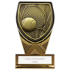 Fusion Cobra Tennis Plaque Award Black & Gold 110mm