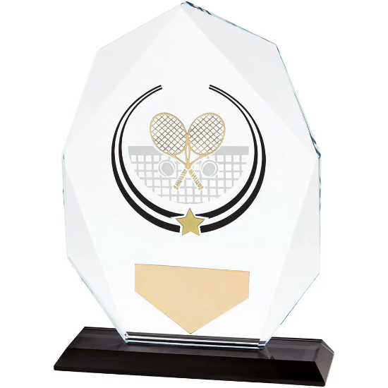 Glacier Tennis Glass Award 160mm  (10mm Width)