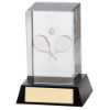 Conquest Tennis 3D Crystal Award 100mm (70mm Width)