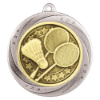 Superstar Badminton Medal Silver 60mm