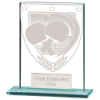 Millennium Table Tennis Jade Glass Award 110mm
