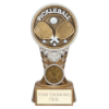 Ikon Tower Pickleball Award Antique Silver & Gold 150mm