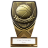 Fusion Cobra Basketball Plaque Award Black & Gold 110mm