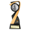 Mania Tower Basketball Award Carbon Black & Gold 205mm