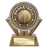 Apex Ikon Basketball Award Gold & Silver 130mm