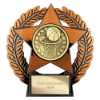 Emperor Star Basketball Plaque Bronze 120mm
