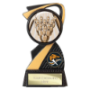 Mania Tower Ten Pin Bowling Award Carbon Black & Gold 130mm