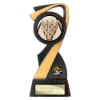 Mania Tower Ten Pin Bowling Award Carbon Black & Gold 180mm