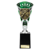 Cobra Star Cup Clay Pigeon Shooting Silver & Green 255mm