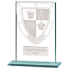 Millennium Chess Jade Glass Award 125mm