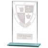 Millennium Chess Jade Glass Award 140mm