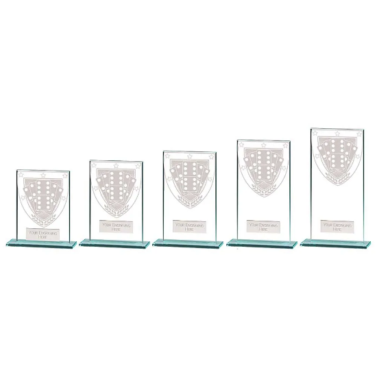 Millennium Dominoes Jade Glass Award
