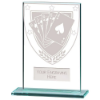 Millennium Poker Jade Glass Award 125mm