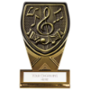 Fusion Cobra Music Plaque Award Black & Gold 110mm