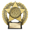 Emperor Star Music Plaque Gold 120mm