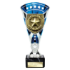 Cobra Star Cup Well Done Silver & Blue 210mm