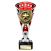 Cobra Star Cup Well Done Silver & Red 210mm