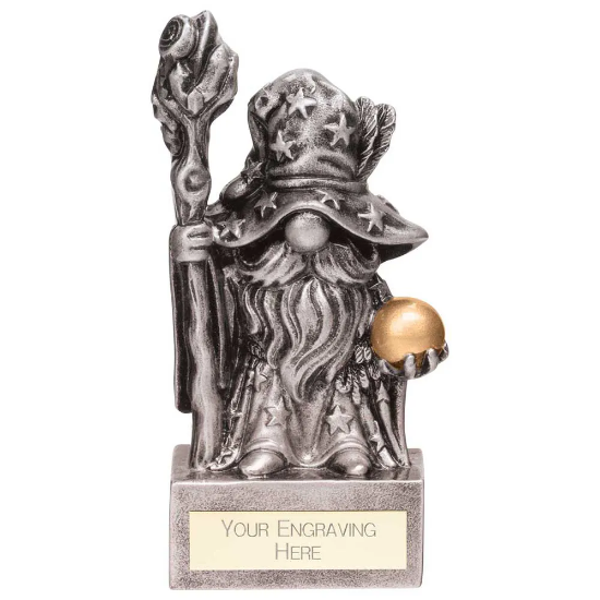 Wizard Award Antique silver 100mm
