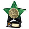 Superstar Star Performer Award Green & Black 140mm