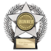 Emperor Star Winner Plaque Silver 120mm