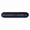 Scholar Bar Badge Student Council Blue 40mm
