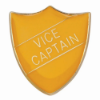 Scholar Pin Badge Vice Captain Yellow 25mm