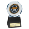 Emperor Multisport Crystal Award Clear & Black 155mm  (20mm Width)