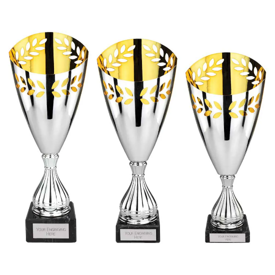 Maximus Laser Trophy Silver & Gold