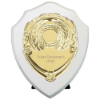 Reward Shield & Front Arctic White & Gold 175mm
