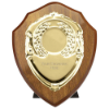Reward Shield & Front Walnut & Gold 100mm