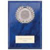 Reward Wreath Plaque Azure Blue 150x110mm