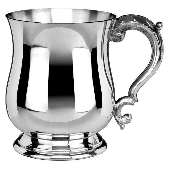 The Georgian English Pewter Tankard 115mm 1pt