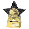 Superstar Player of Match Award Black & Gold 140mm