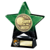 Superstar Player of Match Award Green & Black 140mm