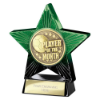 Superstar Player of Month Award Green & Black 110mm