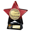 Superstar Most Improved Player Award Red & Black 140mm