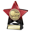 Superstar Player of Match Award Red & Black 110mm