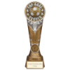 Ikon Tower Top Goal Scorer Award Antique Silver & Gold 225mm