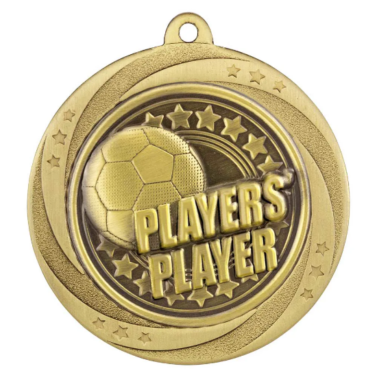 Superstar Players Player Medal Gold 60mm