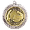 Superstar Goalkeeper Medal Silver 60mm