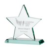 Galaxy Star Jade Glass Award 135mm  (12mm Thick)