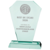 Charleston Jade Glass Award 220mm (15mm Width)