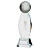 Infinity Golf Crystal Award 230mm (50mm Width)