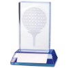 Davenport Golf Crystal Award 100mm  (40mm Width)
