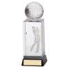 Stirling Golf Crystal Award 145mm  (60mm Width)