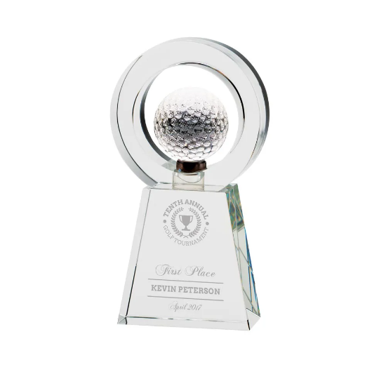 Navigator Golf Crystal Award 200mm (35mm Width)