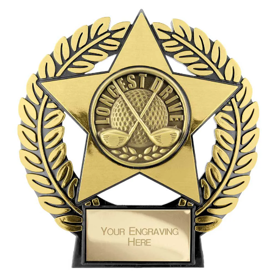 Emperor Star Longest Drive Plaque Gold 120mm