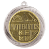 Superstar Maths Medal Silver 60mm